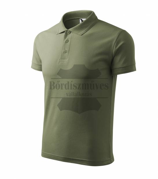 Bőrdíszmű, bőrdíszműves, gyártás, kereskedelem, egyedi bőrdíszműves termékek, MALFINI, a.s., Adler textil termékek forgalmazása, csomagküldés, Bőrdíszműves Bt., Galléros khaki póló, 6500 Baja, Szeremlei u. 39.